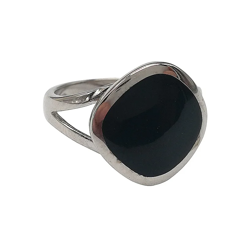 925 стерлингового серебра с драгоценными камнями для женщин натуральный черный