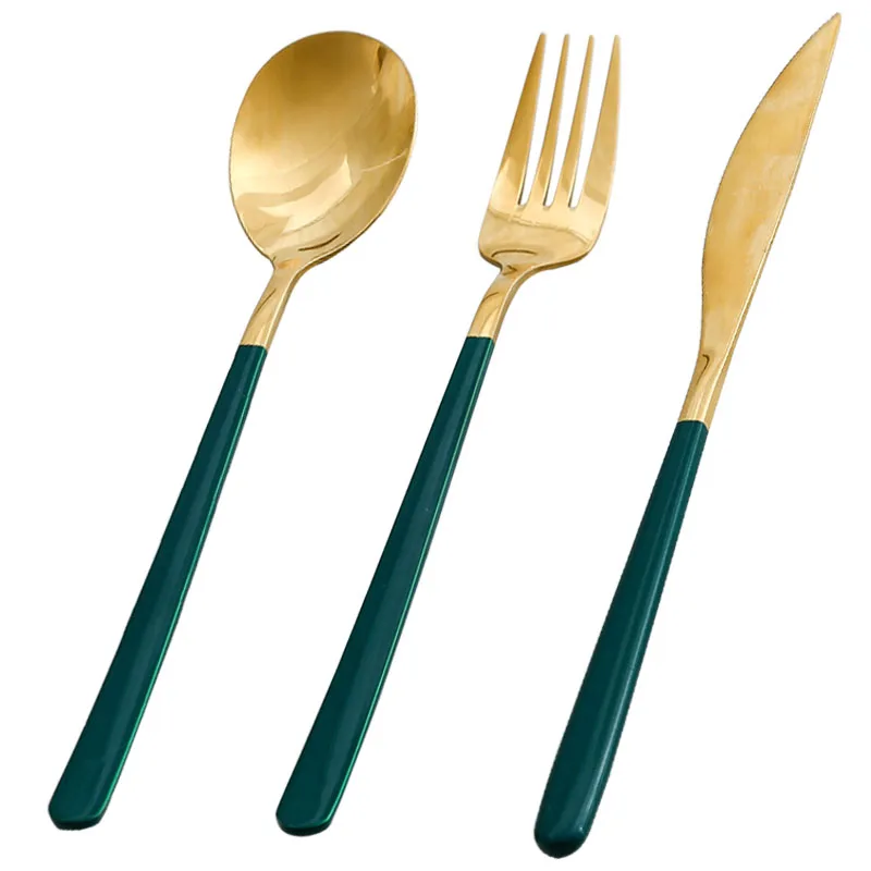 

Набор посуды Vajilla Home BW50CJ из нержавеющей стали, милый современный походный столовый сервиз в скандинавском стиле, многоразовая посуда