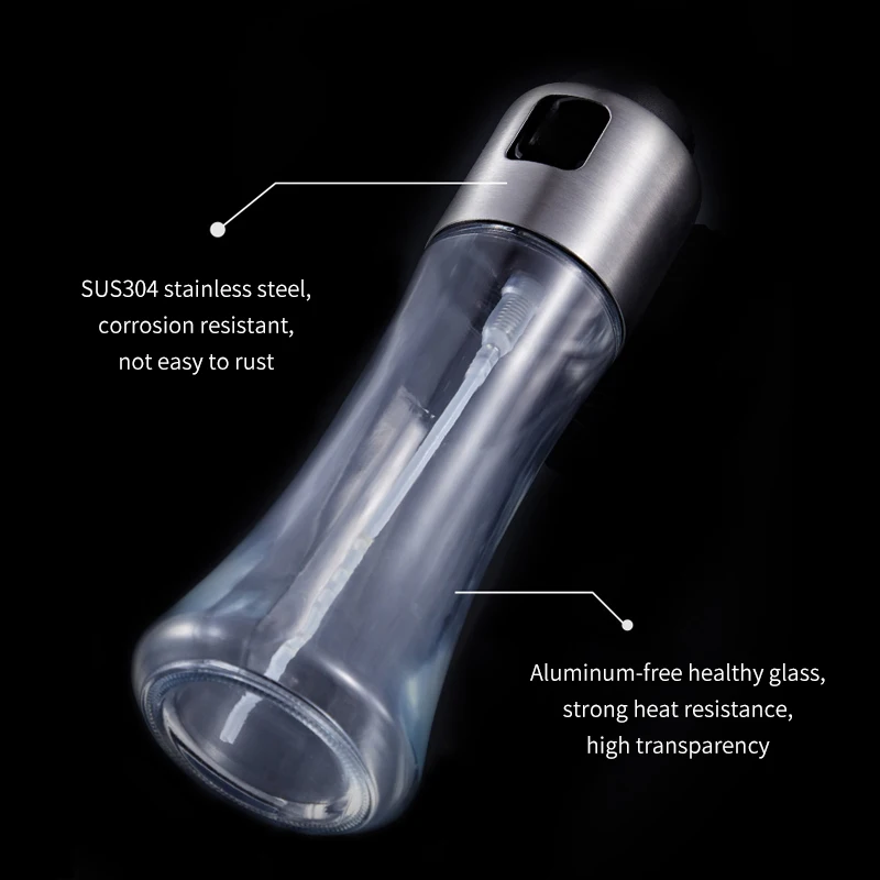 

Olive Oil Sprayer Dispenser Oil Sprayer Bottle Glass Bottle Barbecue Cooking Oil Pot Leak-proof Kitchen Seasoning Supplies Tool