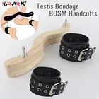 Testis БДСМ деревянный хамблер CBT Растяжитель Для пениса с шариком для БДСМ-растяжки для кротального члена дробилка экзотические аксессуары секс-игрушки для мужчин 18 +