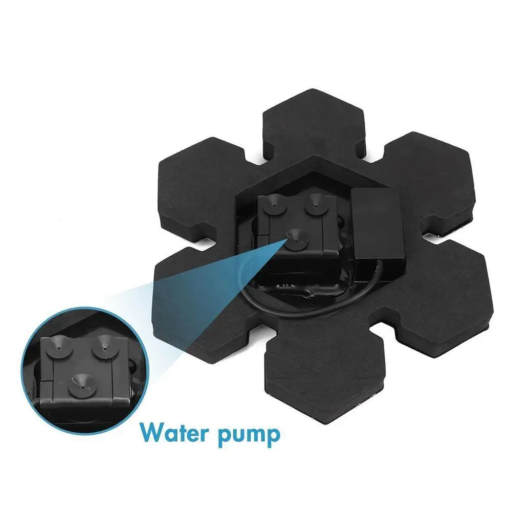 Креативный Открытый Новый солнечный фонтан Ледяной цветок в форме фонтана