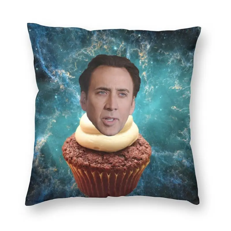 

Действительно удивительный Николаса Кейдж мем наволочка 40x40 Домашняя Декоративная 3D печать диванная подушка для гостиной двухсторонняя