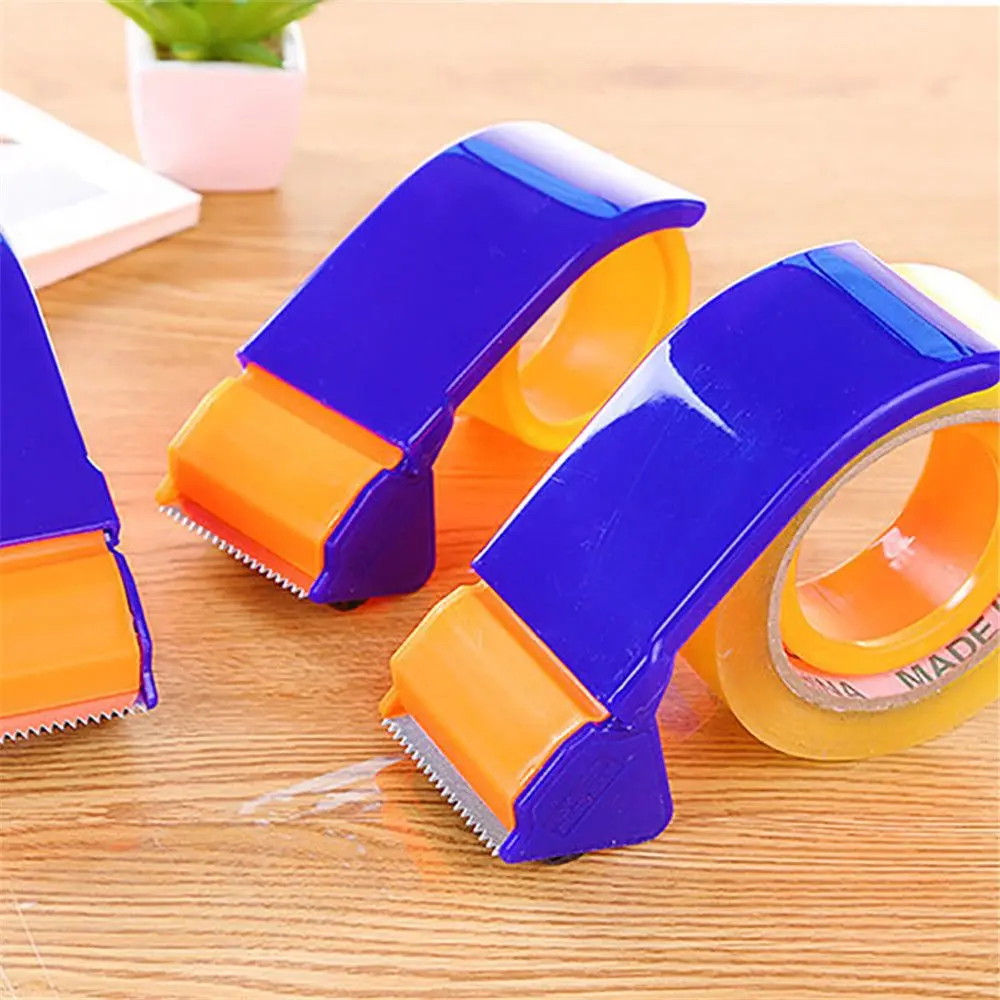 

1PC Plastic Sealing Packer Tape Dispenser Packaging Parcel 48mm Width Roller Tape Cutter Practical Sealing Packing Machine Tools
