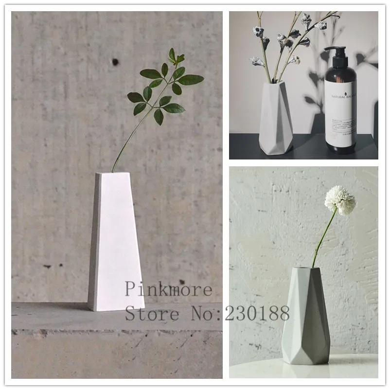 Concrete Vase Moulds DIY Home made Craft concrete planter molds for sale Cement Pot Molds