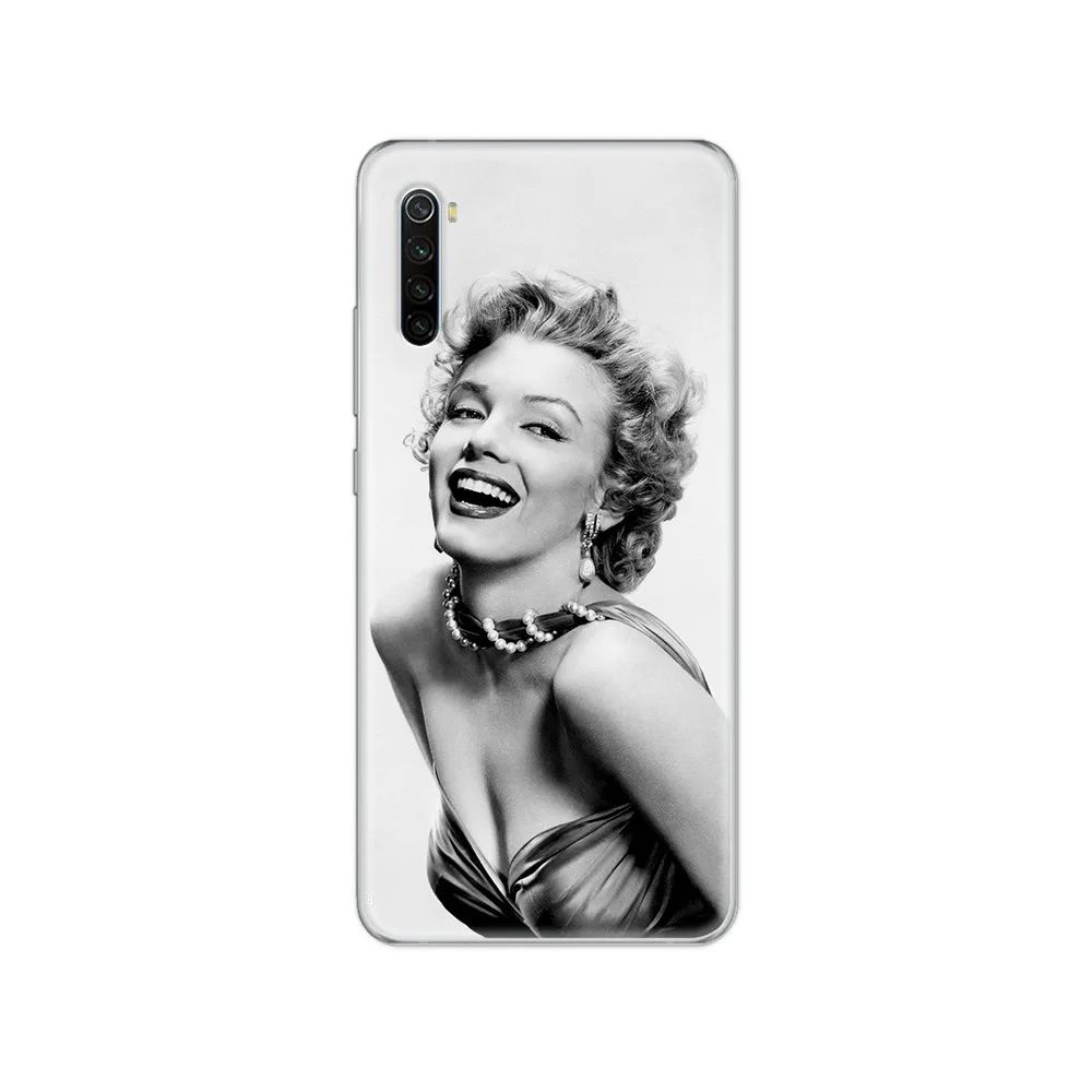 Роскошный Водонепроницаемый Прозрачный чехол для телефона Marilyn Monroe xiaomi Redmi 3S 4A 5A 6A