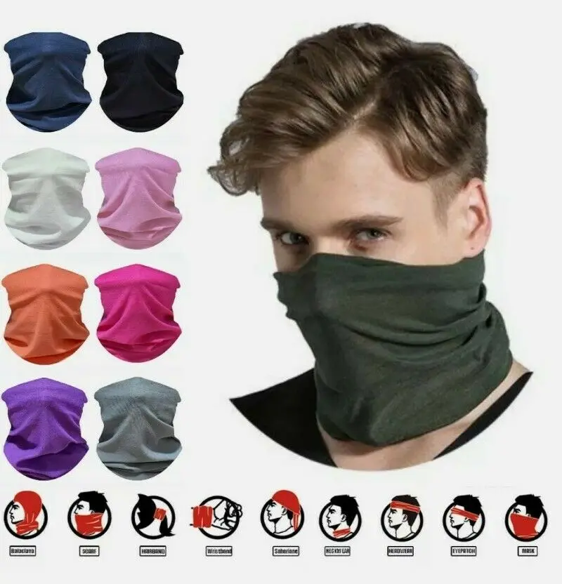 

Cycling Bandanas Headwear Outdoor Sports Faces Carf Multifunctional Neck Tube Snood Warmer Hiking Wrap Cover Balaclava Headband
