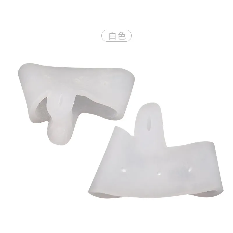 

2Pcs Hallux Valgus Orthotics Silicone Toes Separator The Big Toe Bunion Corrector Foot Daily Use Care Tool Orthopedic Pad Insole