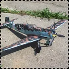 Картинка в масштабе 1:33, модель немецкого боевого самолета Второй мировой войны, набор бумажных моделей для творчества, пазлы, игрушки ручной работы для творчества