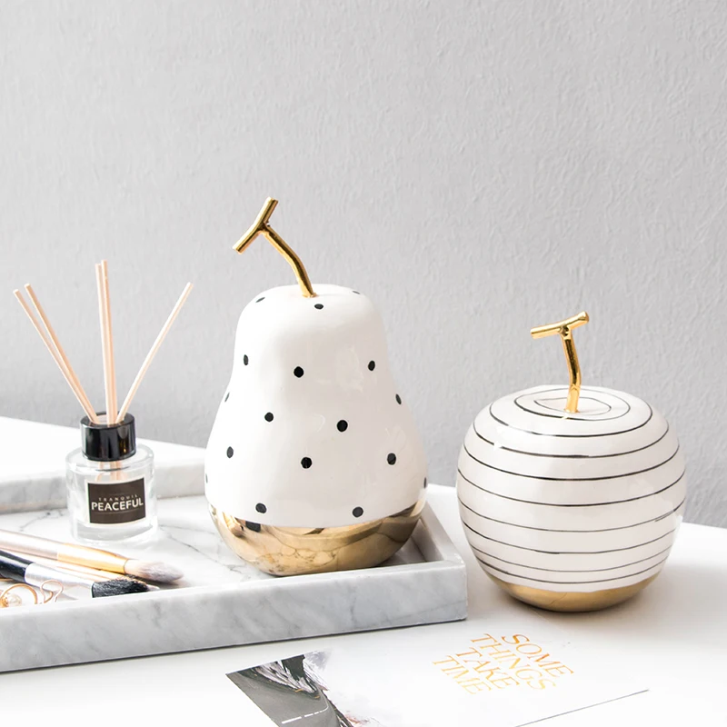 Скандинавский стиль узор в горошек фруктовый Художественный орнамент стол для