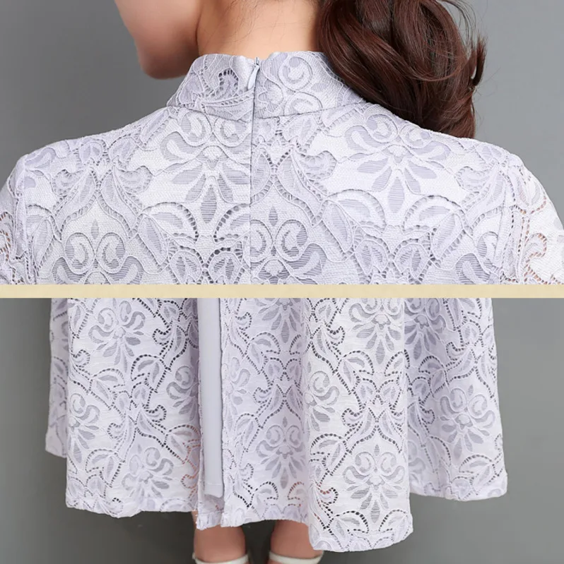 Новинка осени 2018 винтажное женское платье китайский стиль Ретро кружево Cheongsam