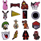 Милые эмалированные заколки в стиле аниме с изображением фильмов и ТВ, металлические значки для рюкзака, шляпы, сумки, воротника, отворота, модные украшения, подарки