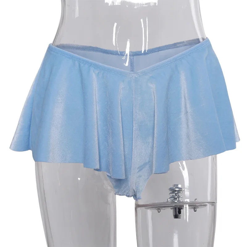 

Fashion Shorts women sexy ruffle Woman summer V waist Shorts Skirts ladies Sexy slim short pants elastic waist Loose shorts