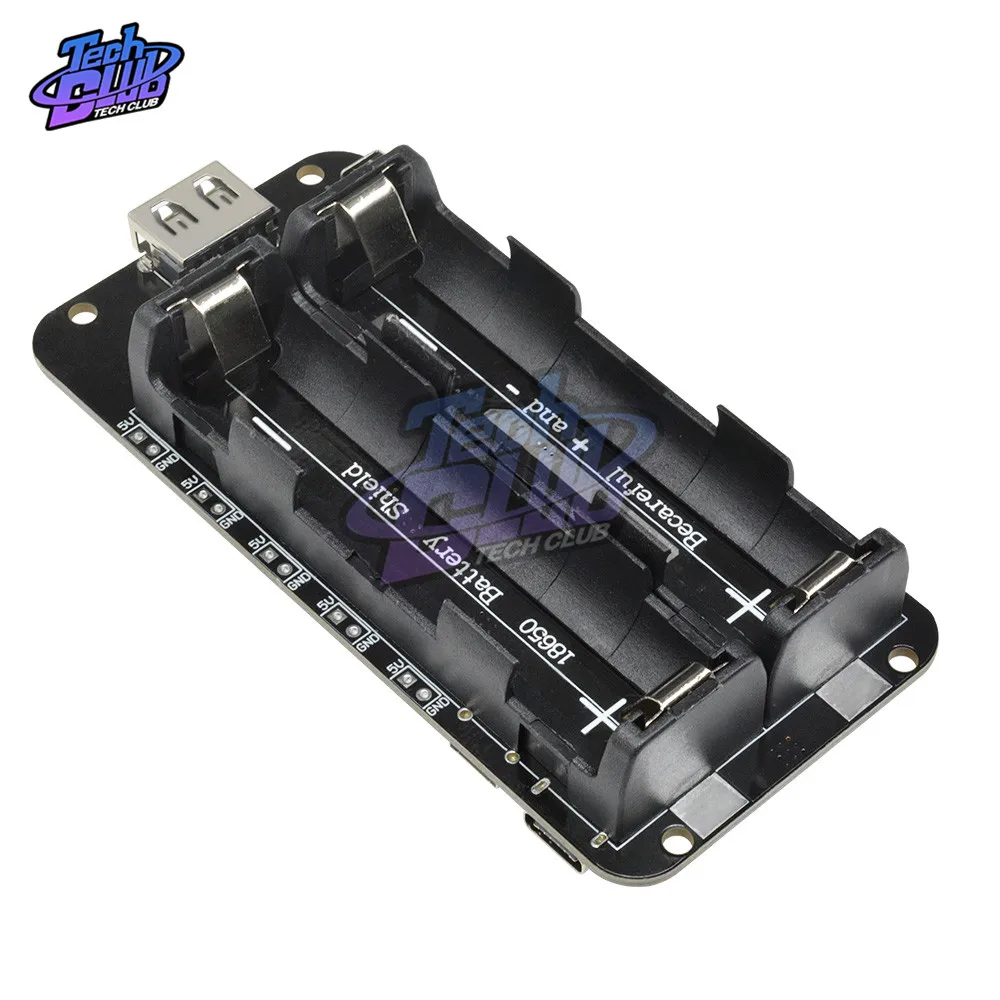 Двойное напряжение 18650 литиевая батарея два экрана V8 мобильный внешний