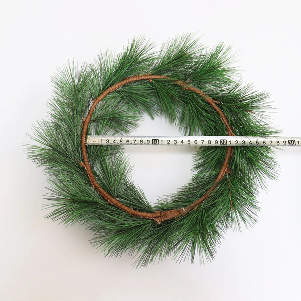 

Needles Christmas Simulation Garland Ornament With Wreath 100% Brand New