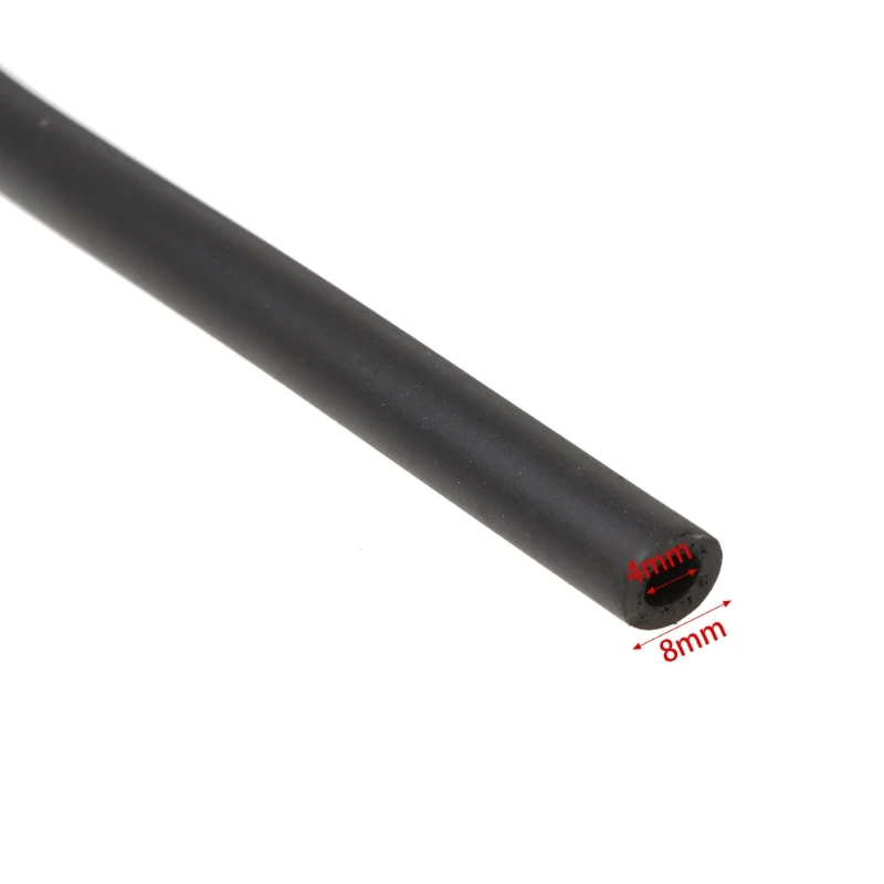 

4mm Silicone Vacuum Tube Hose Silicon Tubing High Temperature 16.4ft 5M BLACK 87HE