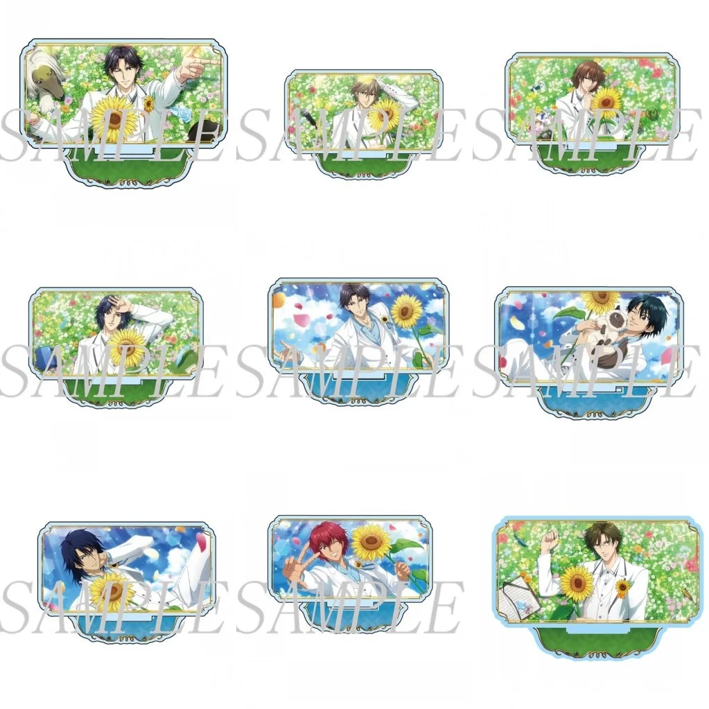 

Популярный Аниме Новый Принц тенниса Ryoma Echizen Atobe Keigo акриловая фигурка стенд демонстрационная модель тарелка настольное украшение серия по...