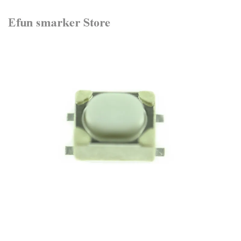 100 шт./лот микрокнопочный тактовый переключатель SMD 4Pin 3x4x2 5 мм белый тактильный