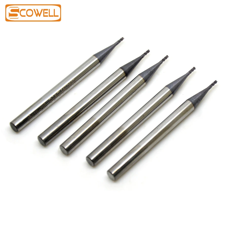 1 шт. концевые фрезы из карбида вольфрама с 4 канавками|end mills|tungsten carbide milling cuttermilling