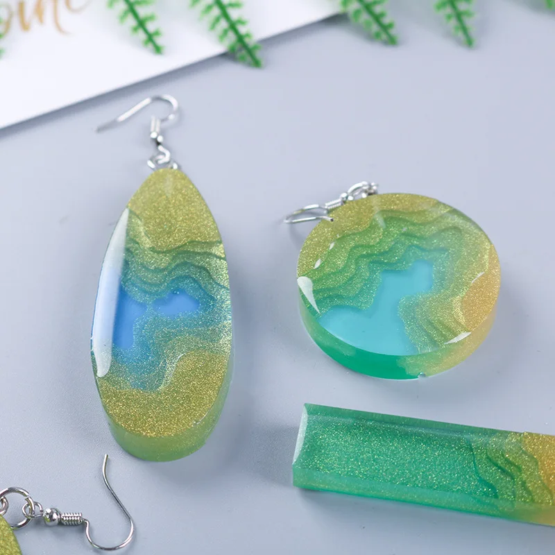 

Island Earring Pendant Epoxy Resin Casting Molds DIY Silicone Resin Mold Resin Decorative Crafts