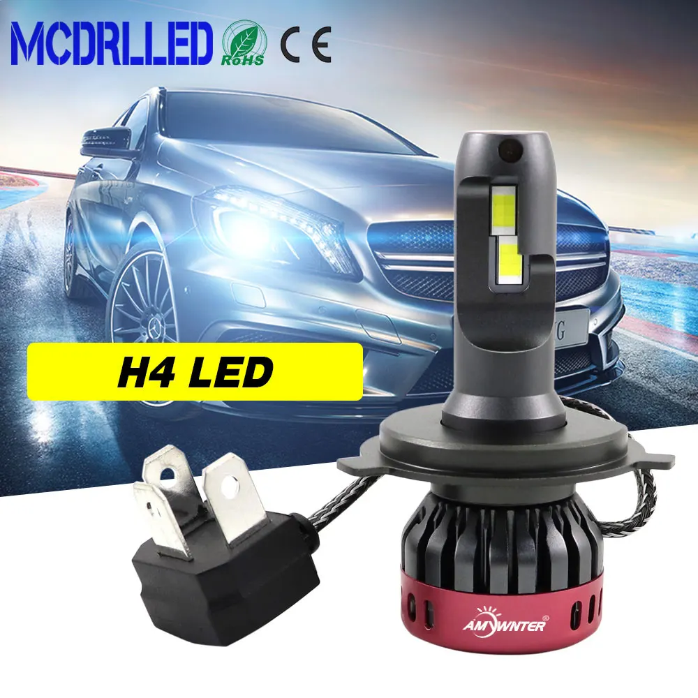 

Mcdrlled 2020 New Car Headlight H7 H4 Led Bulb H8 H9 H11 Super Bright 3600lm 12v 30w 6500k Auto Lamp