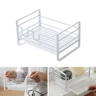 1 шт. держатель для губки, стеллаж для хранения мыла, полка для хранения для раковины, посуды, железная полка, держатель для кистей, кухонный Настольный органайзер для хранения