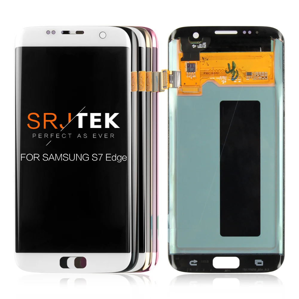 AMOLED/OLED 5 для Samsung Galaxy S7 edge LCD G935 G935F дисплей Touch экран с рамкой дигитайзер в сборе