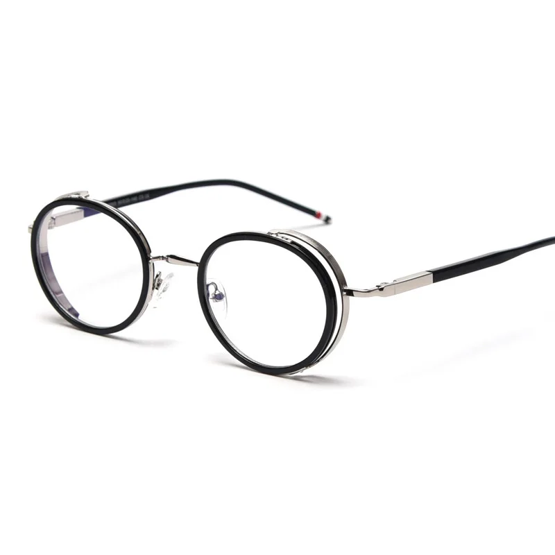 Винтажные прозрачные круглые очки для женщин и мужчин оптические оправа с
