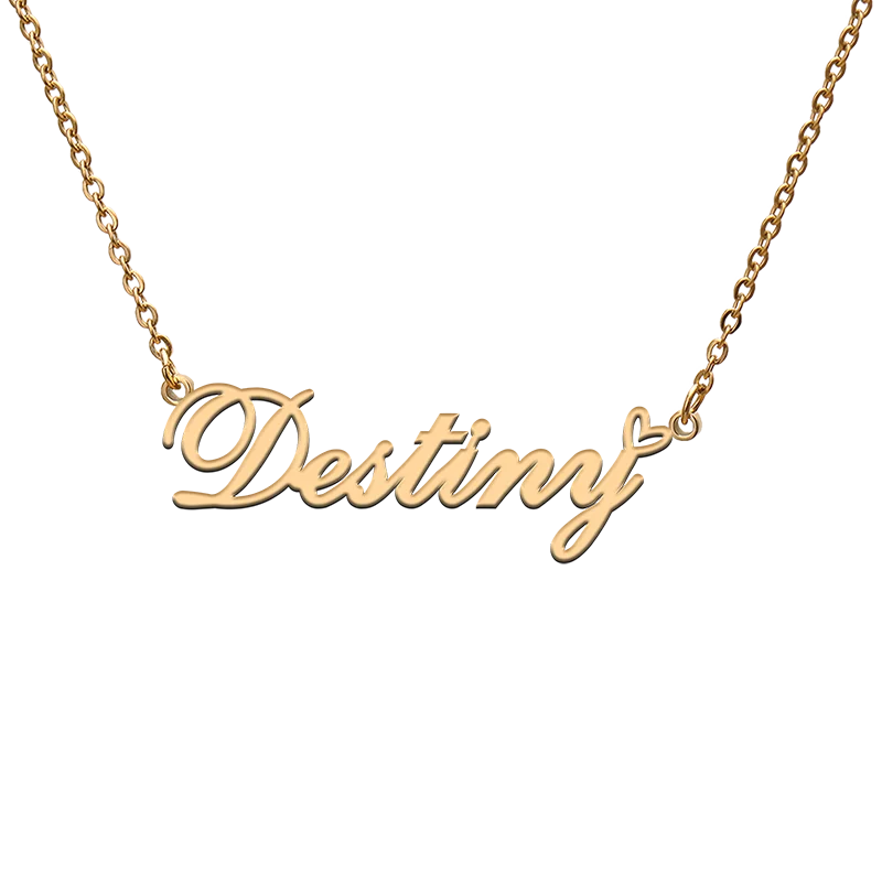 

Custom Personalized Name Necklaces for Destiny Best Friends Birthday Christmas Mother Days Jewelry Gifts