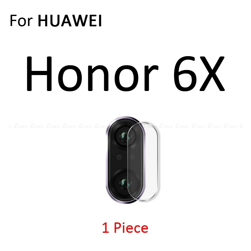 Прозрачная защитная пленка для задней камеры HuaWei Honor 8A 6A 5C 6X 6C Pro 8C 7X9 8 Lite 6 Play из закаленного стекла - Цвет: For Honor 6X