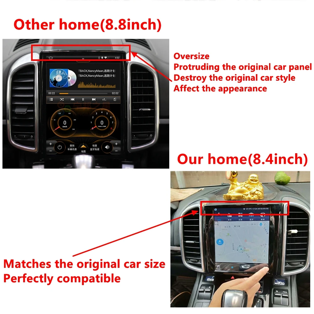 

Android 7.0 Tesla Style Car Radio Vertical Screen For Porsche Cayenne 2011-2016 Car DVD multimedia player GPS Navigation Wifi