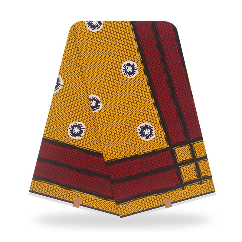 

Free Shipping Best Selling African Wax Fabric High Quality Veritable Ankara Wax Pagne Prints Fabric African Nigeria Wax Tissus
