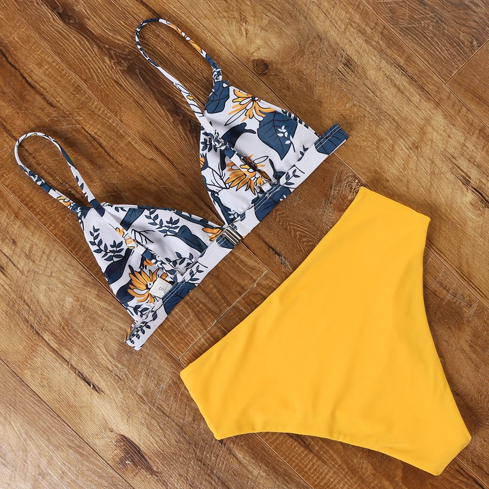 Сексуальный купальник с эффектом пуш ап женский стринги бикини комплект высокой