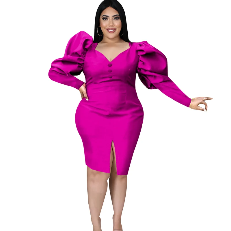 

Dashiki African Elegant Women Dress Long Sleeve Patchwork Bodycon Sheath Office Pencil Dress Ladies Spring Autumn Fashion Africa