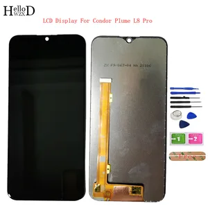 mobile phone lcd display for condor plume l8 pro lcd display touch screen sensor digitizer panel lcds repair parts tools free global shipping