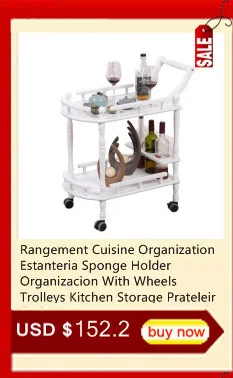 Cocina держатель губки для строительных лесов Organizacion кухонная полка комната ванная комната инструмент для ремонта тележки Органайзер с колесами Estantes Rack