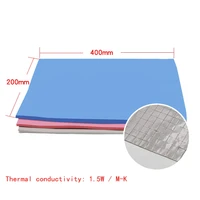 heat conductive silicone pad high temperature insulation led ic main board aluminum substrate computer graphics card heat sink
