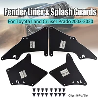 53735 35150 splash shield fender liners for lexus gx470 gx460 gx 470 460 2003 2020 apron seal mud flaps guards wclips flares