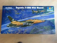 132 02202 trumpeter aircraft republic f 105g wild weasel fighter jet model plane kits to build for adults gifts th09095 smt6