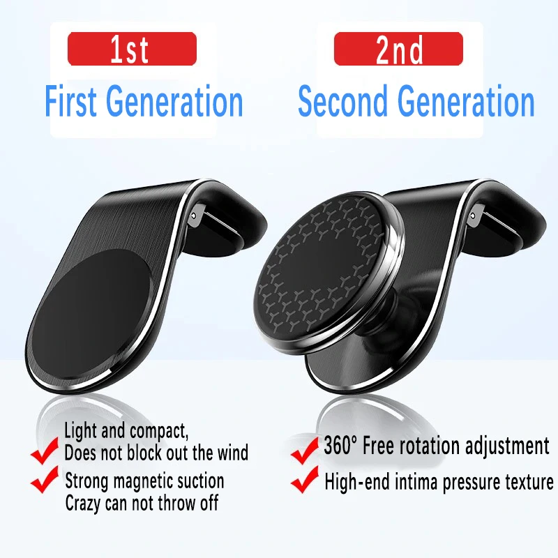 

Metal Magnetic Car Phone Holder 2ND Mount Stand for Smart fortwo forfour 451 453 Car Accessories
