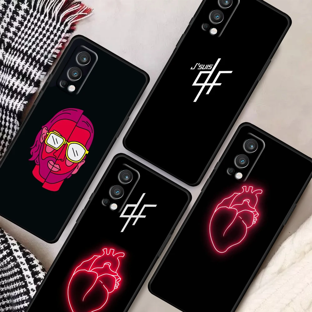

PNL QLF Rapper singer Soft Shockproof Black Phone Case For OnePlus Nord 2 CE N10 9Pro 8Pro 8T 7T 7 6T 6 5T 5G Coque