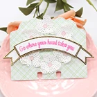 YPPCRAFT элегантная рамка Memorydex металлические трафареты для DIY скрапбукинга декоративное тиснение DIY бумажные карты