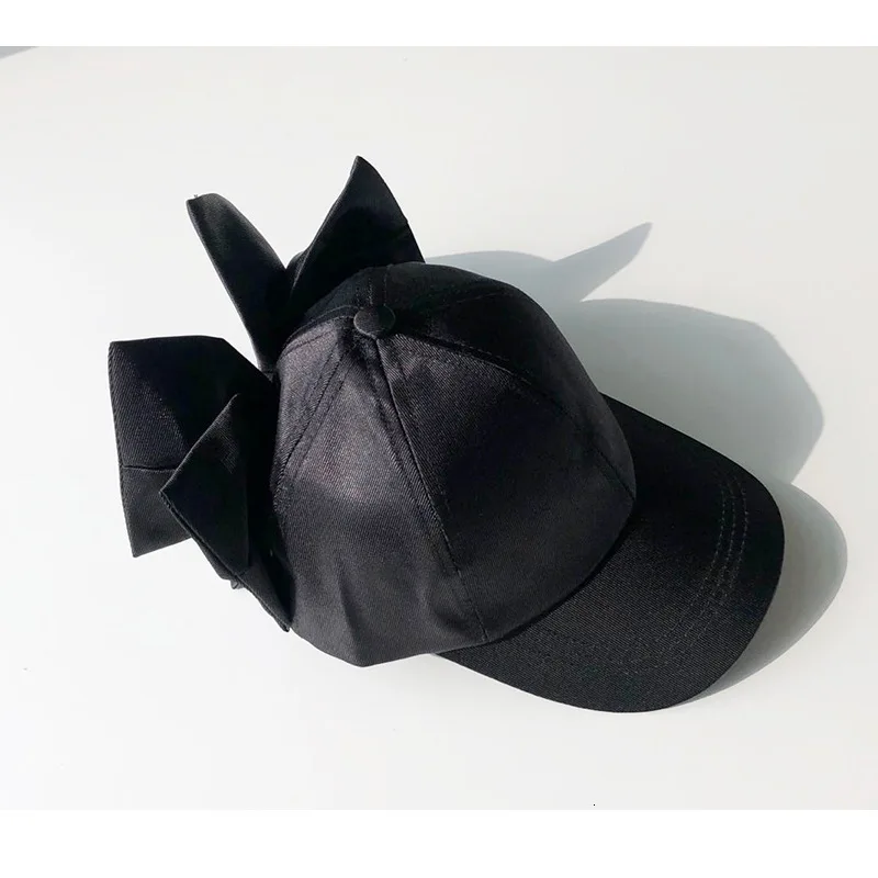 Adjustable Children Hat Women Silk Baseball Cap Embroidery Baseball Cap Girl Bow Hip Hop Dad Snapback Hat Female 2019 Autumn Hat