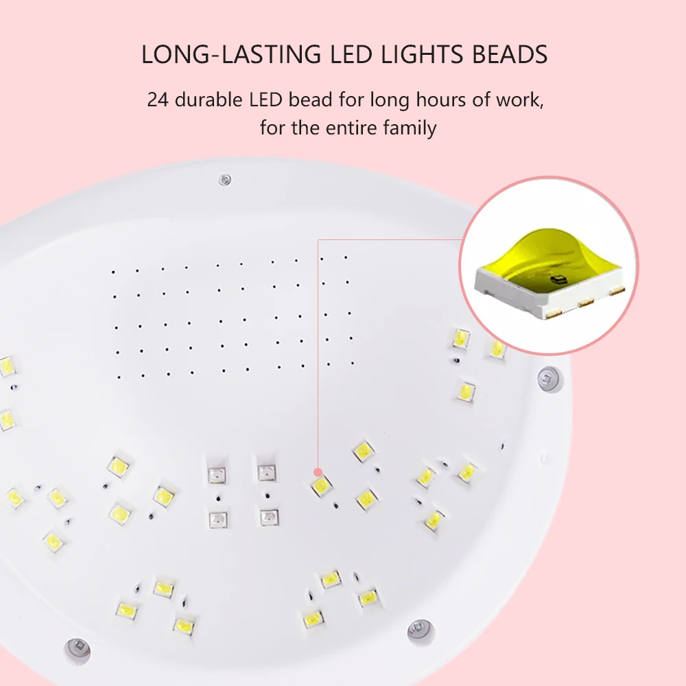 Хит продаж 50 Вт Сушилка для ногтей УФ светодиодный лампа Гель-лак леча светильник