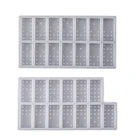 DIY домино смолы формы для фильтра Domino, формы для эпоксидной смолы силиконовые домино игровой формы силиконовые формочки для фильтра Domino, поделки смоляные художественных ремесел с украшением в виде кристаллов