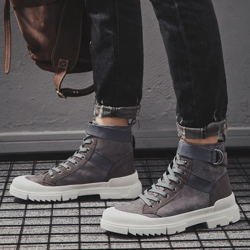 

Man Shoes Casual Men Men Casual Shoes Leather Black Sapato Botas Causal For Boty 2020 Boots Sport Sneaker Man Shoe Mens