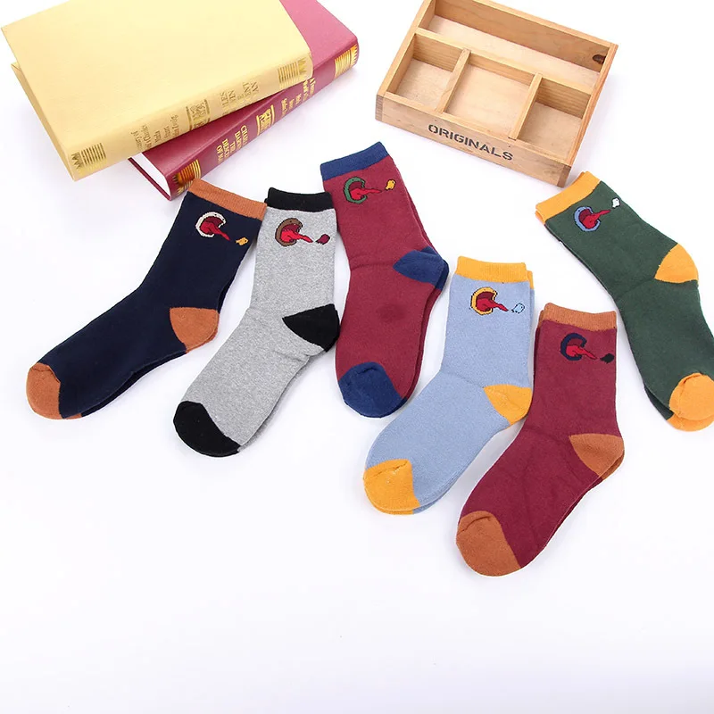 Happy Compression Tongue Crew Socks мужские хлопковые теплые корейские забавные носки, новинка, уличная одежда, мужской носок, Harajuku, Повседневная мода, Calcetines