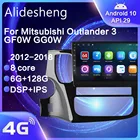 Автомагнитола для Mitsubishi Outlander 3 2012-2018, мультимедийный проигрыватель на платформе Android 10,0, DSP, GPS, IPS-экран, без автомобильного DVD-плеера
