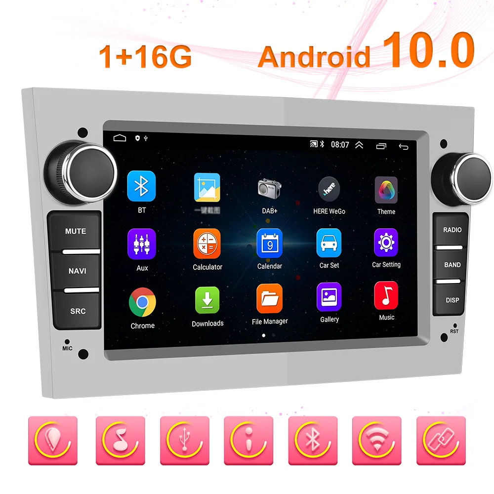 Автомобильная Мультимедийная система cameco2 Din плеер на Android с GPS для Opel Astra Vectra Antara