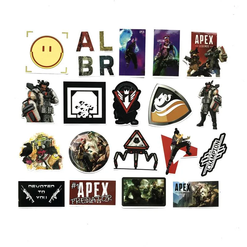 TD ZW 68 шт./лот наклейки Apex Legends для сноуборда ноутбука багажа автомобиля