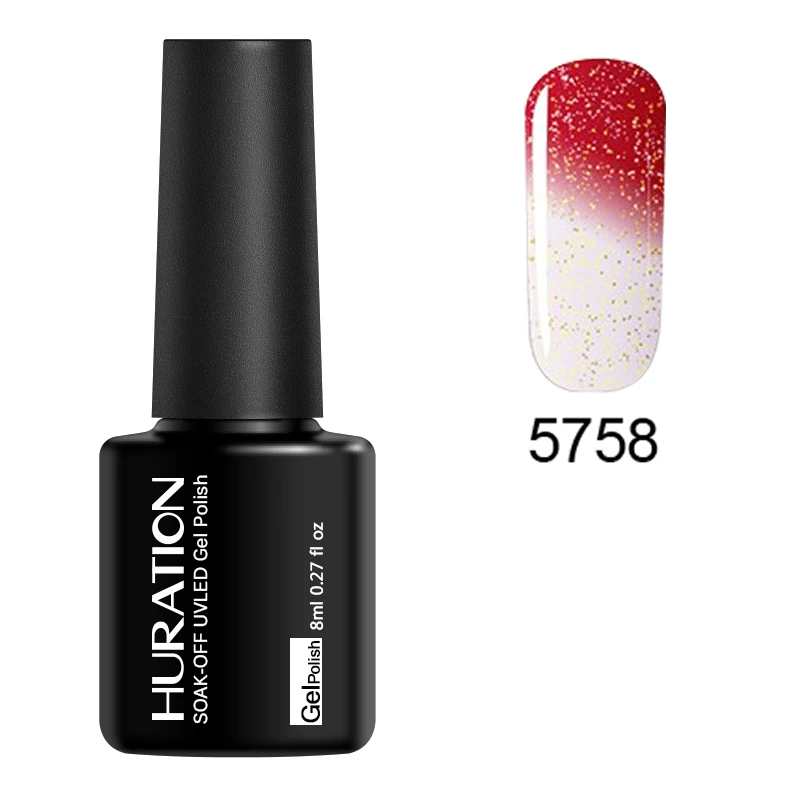 Huration New Gel Nail Polish Temperature Change 29 Color Lucky Varnish Soak Off UV LED Tools Chameleon Nails Art Store | Красота и